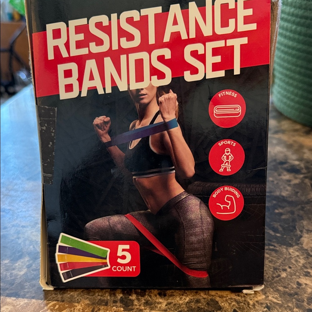 Resistance Bands Set - Multicolor - Picture 3 of 3